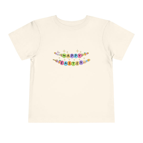 Happy Easter Shirt Toddler Friendship Bracelet T Shirt Cute Girl Easter Tee Gift for Friend Bracelet Tee Sibling Matching Tee Egg Hunt Shirt