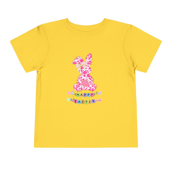 Bunny Easter Coquette Girl Shirt Blue Floral Easter Bunny Tee, Easter Toddler Shirt Easter Coquette Bow Tee Girly Easter Day Gift Spring Tee