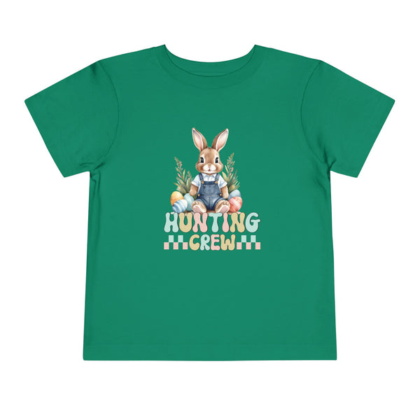 Bunny Easter Hunting Crew Shirt, Cute Toddler Easter Bunny Tee, Easter Bunny Natural Tee, Easter Boy Shirt Easter Kids Party Shirt Boy Gifts