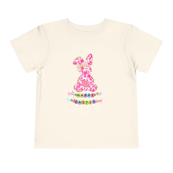 Bunny Easter Coquette Girl Shirt Blue Floral Easter Bunny Tee, Easter Toddler Shirt Easter Coquette Bow Tee Girly Easter Day Gift Spring Tee