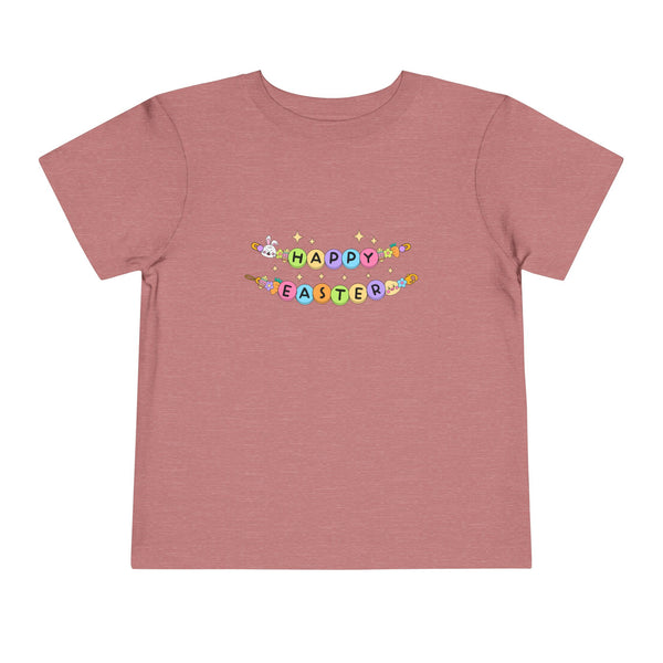 Happy Easter Shirt Toddler Friendship Bracelet T Shirt Cute Girl Easter Tee Gift for Friend Bracelet Tee Sibling Matching Tee Egg Hunt Shirt