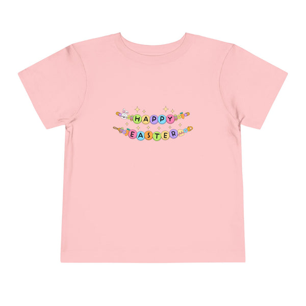 Happy Easter Shirt Toddler Friendship Bracelet T Shirt Cute Girl Easter Tee Gift for Friend Bracelet Tee Sibling Matching Tee Egg Hunt Shirt