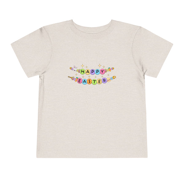 Happy Easter Shirt Toddler Friendship Bracelet T Shirt Cute Girl Easter Tee Gift for Friend Bracelet Tee Sibling Matching Tee Egg Hunt Shirt