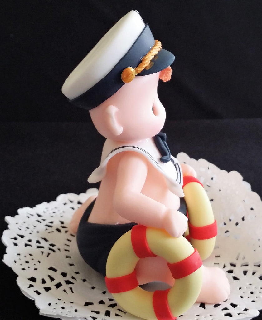 Nautical Birthday Decorations Sailor Cake Topper Nautical First Birthd – C  T B