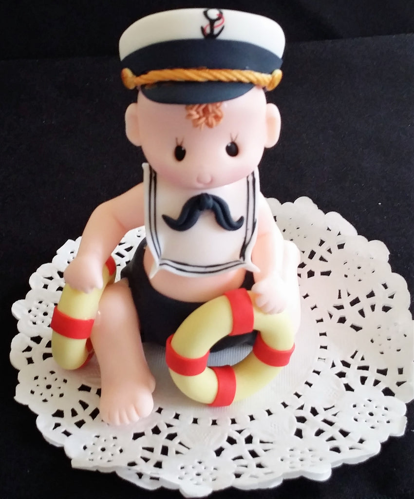 Nautical Birthday Decorations Sailor Cake Topper Nautical First